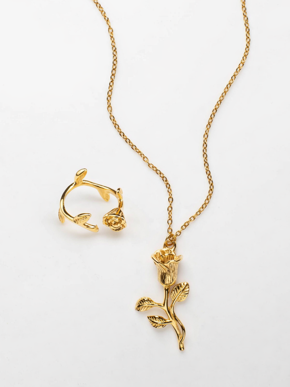 Golden Rose Bloom Set